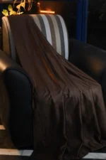 Brown polyster curtain for home and decor - Image 3