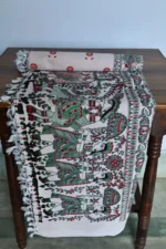 Bhagalpuri chaddar with madhubani art - Image 3
