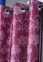 Pink polyster curtain for home and decor - Image 3