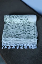 Bhagalpuri chaddar with warli  art  combo - Image 3