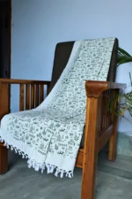 Bhagalpuri chaddar with warli art - Image 2