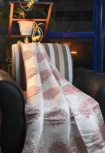 White polyster curtain for home and decorr