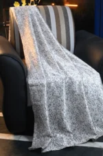 Grey polyster curtain for home and decor